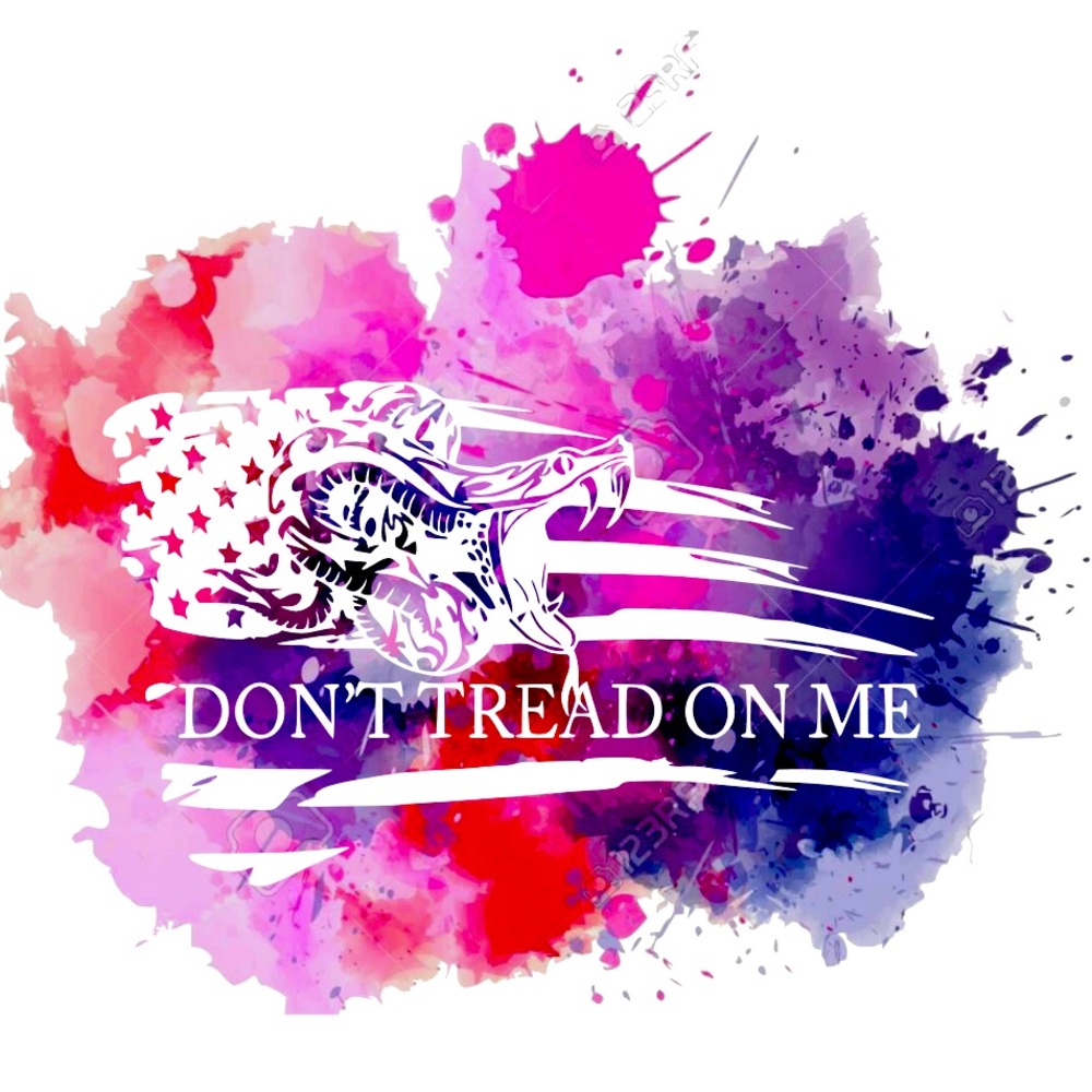 Don’t Tread On Me Tattered Flag WeatherProof Decal 6x9inch